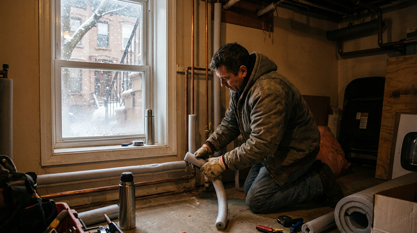 How to Prevent Frozen Pipes in Sunset Park Homes
